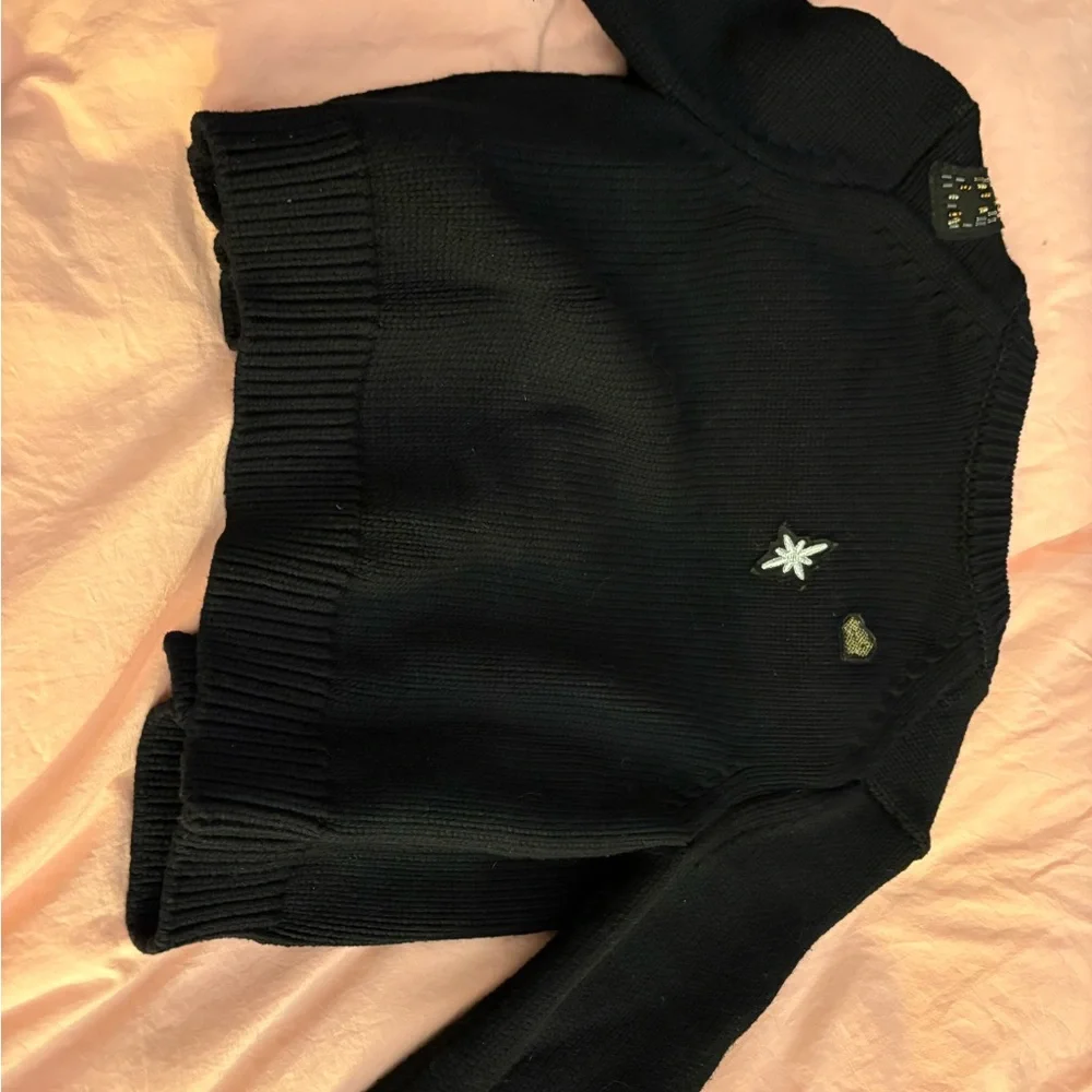 Cinq a Sep  Black embellished Cardigan cotton XXS - Picture 6 of 7